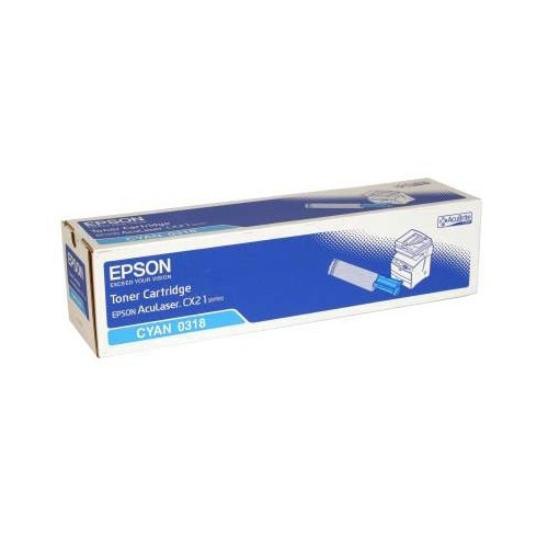 Epson S050318 toner (d'origine) - cyan 028130 - 1