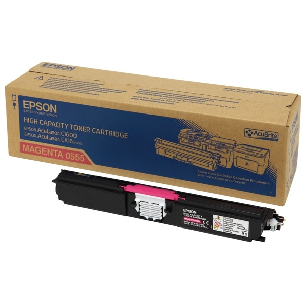 Epson S050555 toner haute capacité (d'origine) - magenta 028196 - 1