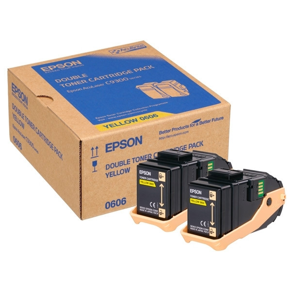 Epson S050606 pack toner jaune (d'origine) 028306 - 1