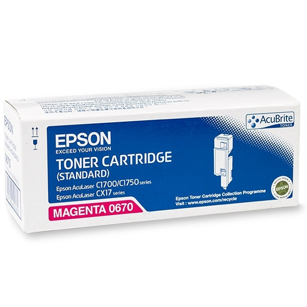 Epson S050670 toner (d'origine) - magenta 028268 - 1