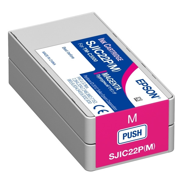 Epson SJIC22P(M) cartouche d'encre (d'origine) - magenta 026640 - 1