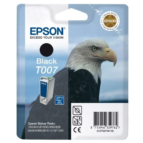 Epson T007 cartouche d'encre noire (d'origine) 020470 - 1