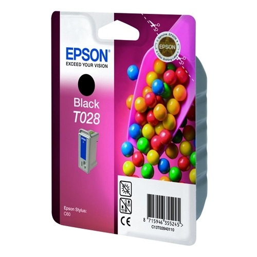 Epson T028 cartouche d'encre (d'origine) - noir 021100 - 1