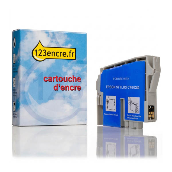 Epson T0322 cartouche d'encre (marque 123encre) - cyan 021131 - 1