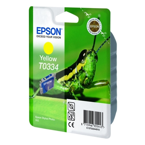 Epson T0334 cartouche d'encre jaune (d'origine) 021190 - 1