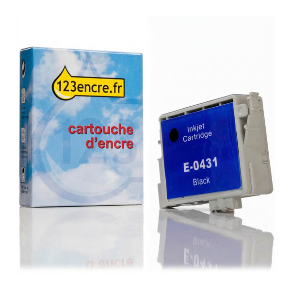 Epson T0431 cartouche d'encre noire haute capacité (marque 123encre) 022371 - 1