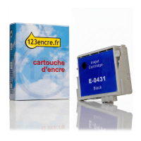 Epson T0431 cartouche d'encre noire haute capacité (marque 123encre)