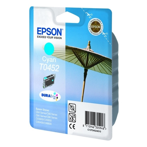 Epson T0452 cartouche d'encre (d'origine) - cyan 022470 - 1