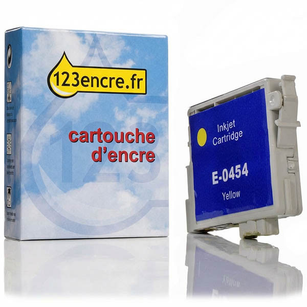 Epson T0454 cartouche d'encre jaune (marque 123encre) 022511 - 1