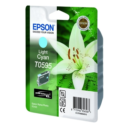 Epson T0595 cartouche d'encre (d'origine) - cyan clair 022970 - 1