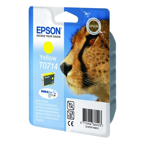 Epson T0714 cartouche d'encre jaune (d'origine) 023060 - 1