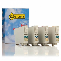 Epson T071 series (T0715) 4 cartouches d'encre (marque 123encre) 110678