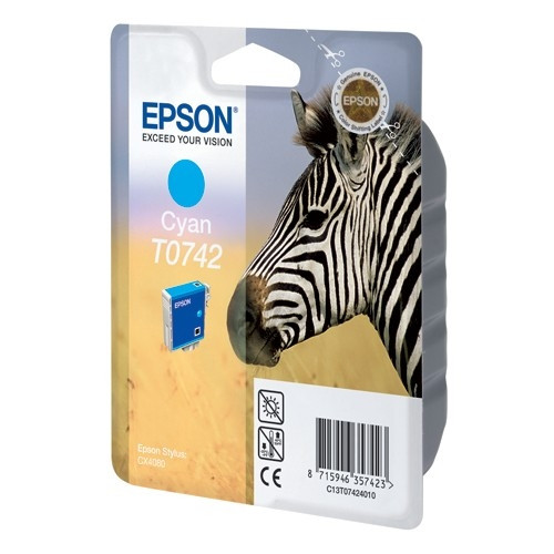 Epson T0742 cartouche d'encre cyan (d'origine) 026152 - 1