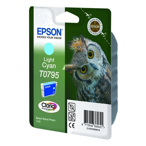 Epson T0795 cartouche d'encre (d'origine) - cyan clair 023150 - 1