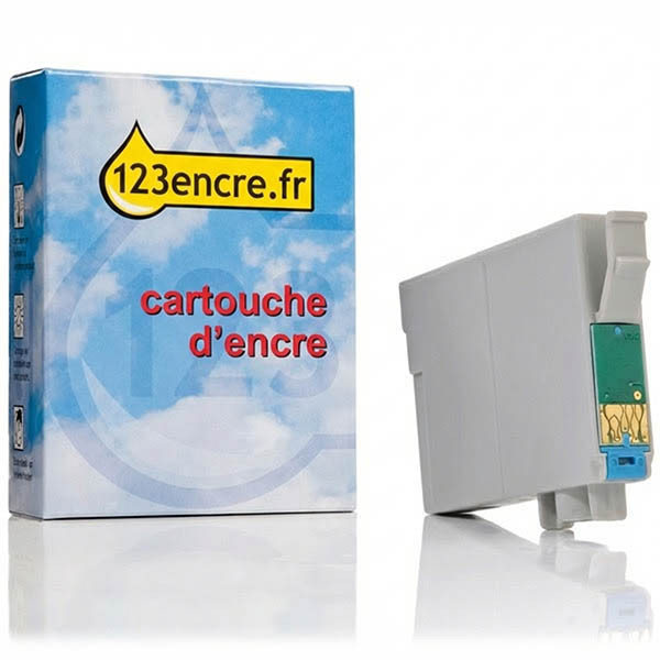 Epson T0802 cartouche d'encre cyan (marque 123encre) 023078 - 1