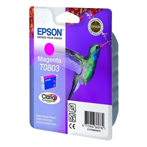 Epson T0803 cartouche d'encre magenta (d'origine) 901994 - 1