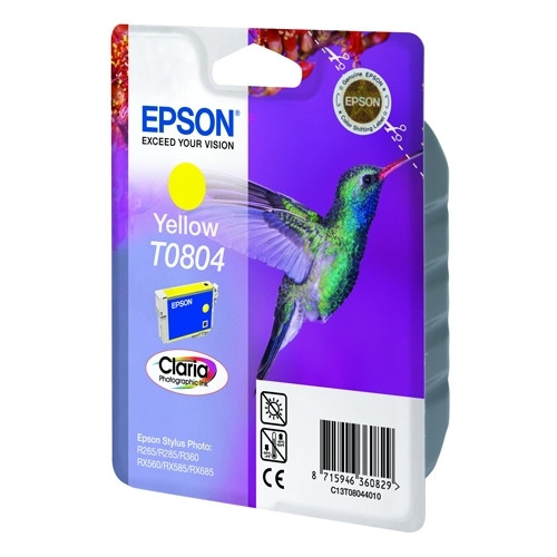 Epson T0804 cartouche d'encre jaune (d'origine) 902503 - 1