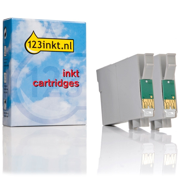 Epson T0870 finition brillante (optimiseur de brillance) 2 pièces (marque 123encre) 023301 - 1