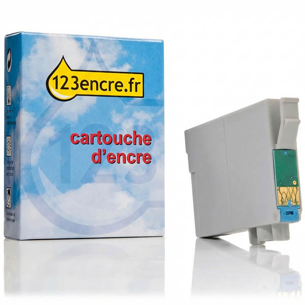 Epson T0872 cartouche d'encre cyan (marque 123encre) 023305 - 1