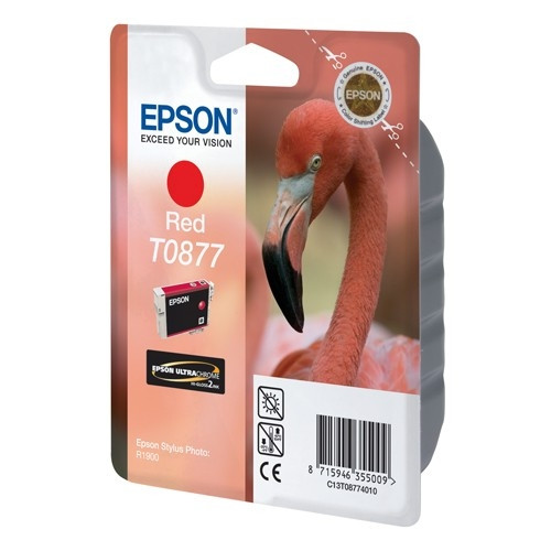 Epson T0877 cartouche d'encre (d'origine) - rouge 023310 - 1
