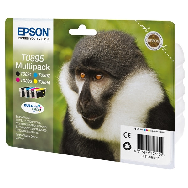 Epson T0895 multipack 4 cartouches (d'origine) 023352 - 1