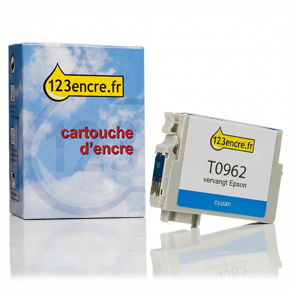 Epson T0962 cartouche d'encre cyan (marque 123encre) 023329 - 1