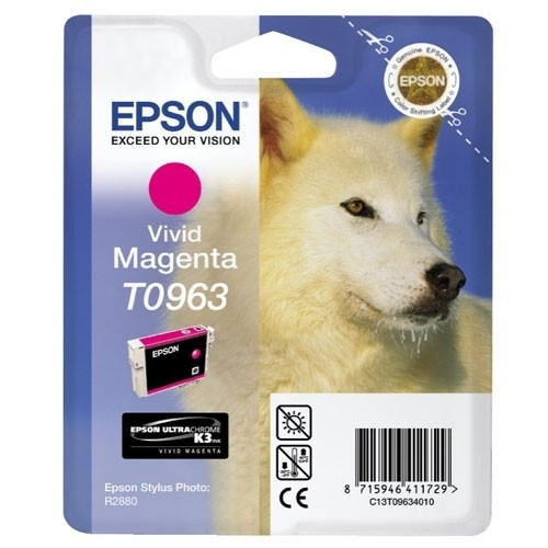 Epson T0963 cartouche d'encre magenta intense (d'origine) 023330 - 1