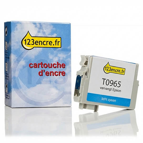 Epson T0965 cartouche d'encre cyan clair (marque 123encre) 023335 - 1