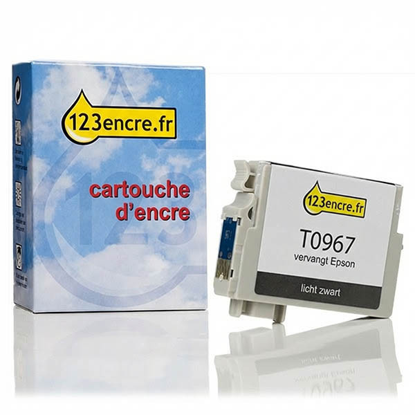 Epson T0967 cartouche d'encre noir clair (marque 123encre) 023339 - 1
