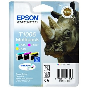 Epson T1006 multipack 3 cartouches d'encre (d'origine) 026226 - 1