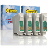 Epson T1295 multipack 4 cartouches d'encre haute capacité (marque 123encre)