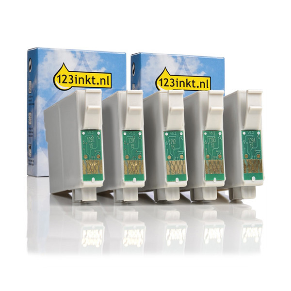 Epson T1295 multpack 2x noir + 3x couleur haute capacité (marque 123encre) 160851 - 1