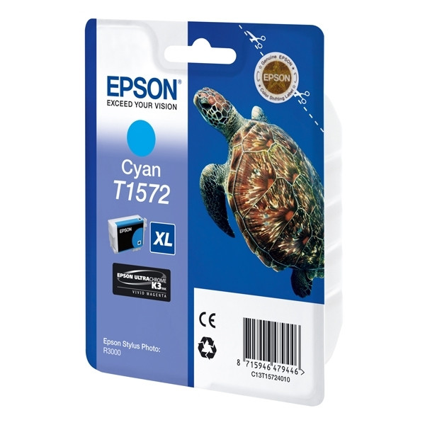 Epson T1572 cartouche d'encre cyan (d'origine) 026356 - 1