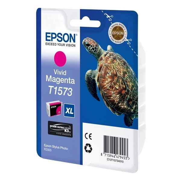 Epson T1573 cartouche d'encre magenta intense (d'origine) 902467 - 1