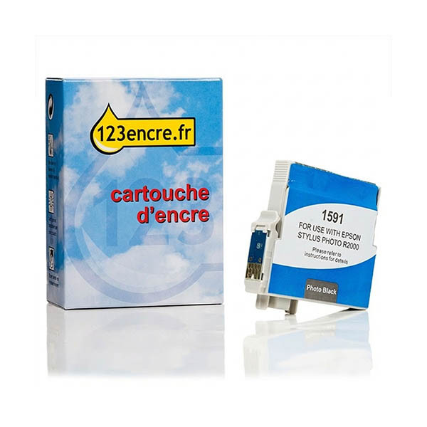 Epson T1591 cartouche d'encre photo noire (marque 123encre) 026387 - 1