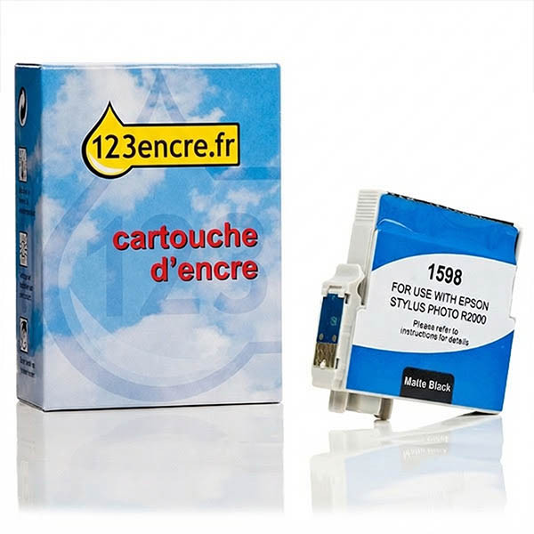 Epson T1598 cartouche d'encre noir mat (marque 123encre) 026397 - 1