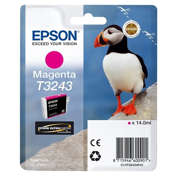 Epson T3243 cartouche d'encre (d'origine) - magenta 026938 - 1