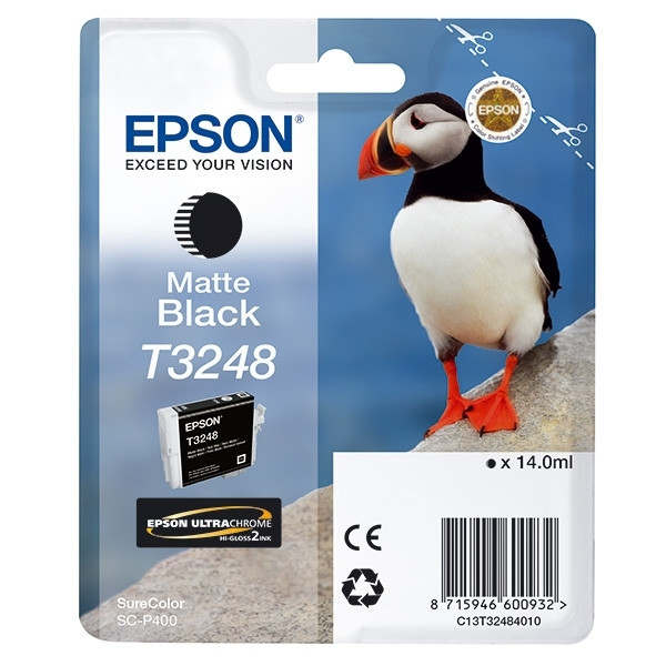 Epson T3248 cartouche d'encre noire mate (d'origine) 902969 - 1