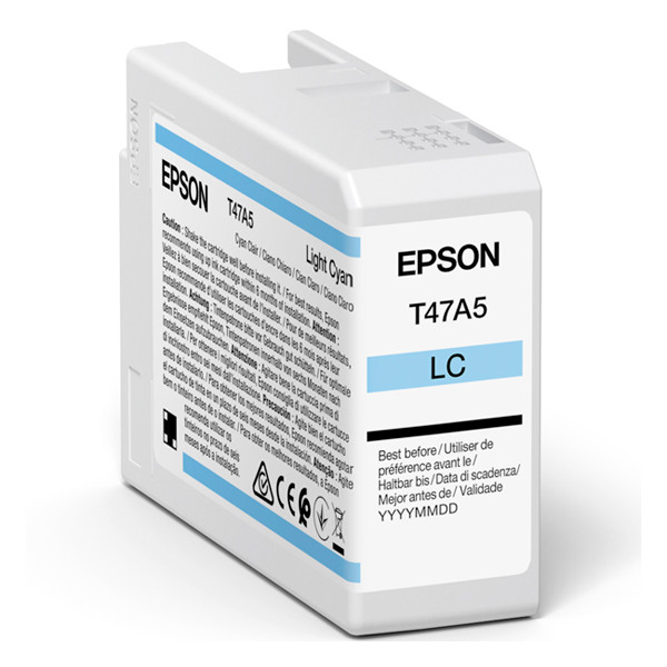 Epson T47A5 cartouche d'encre (d'origine) - cyan clair 083518 - 1