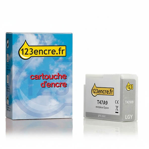 Epson T47A9 cartouche d'encre (marque 123encre) - gris clair 083525 - 1