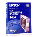 Epson T484 cartouche d'encre magenta clair (d'origine) 025340 - 1