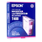 Epson T488 cartouche d'encre magenta clair / magenta (d'origine) 025440 - 1
