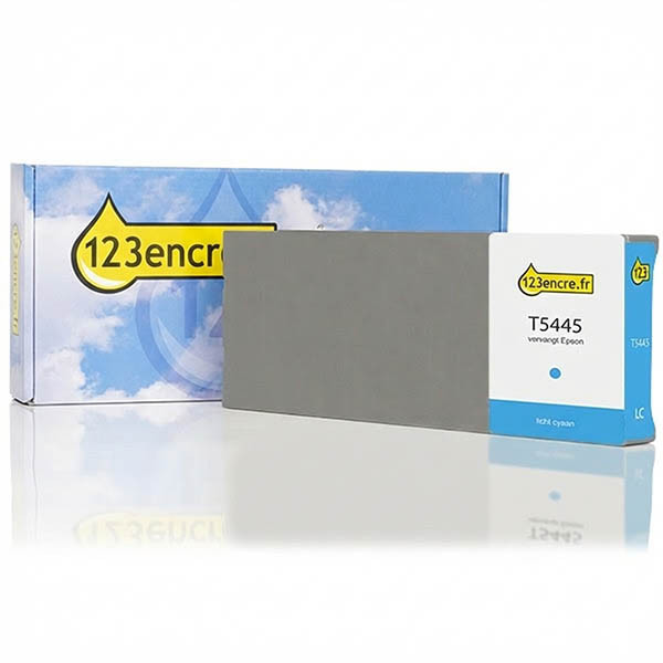 Epson T5445 cartouche d'encre cyan clair haute capacité (marque 123encre) 025581 - 1