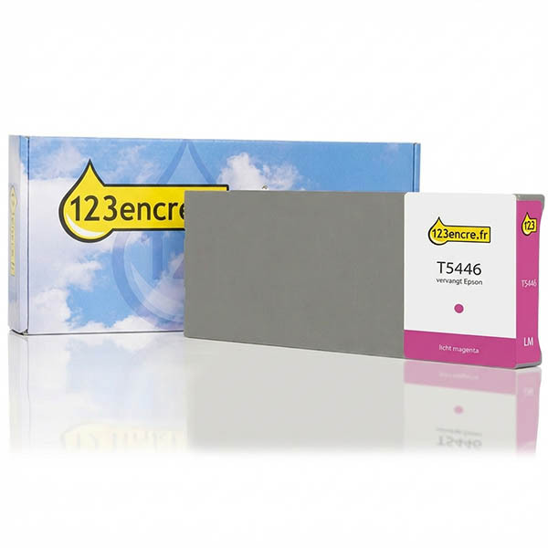 Epson T5446 cartouche d'encre haute capacité (marque 123encre) - magenta clair 025591 - 1