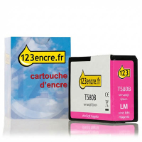 Epson T580B cartouche d'encre (marque 123encre) - magenta clair vivid