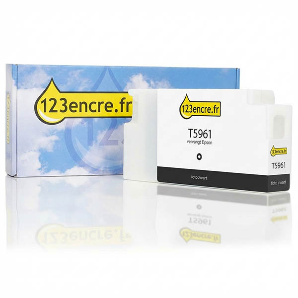 Epson T5961 cartouche d'encre photo noire capacité standard (marque 123encre) 026229 - 1