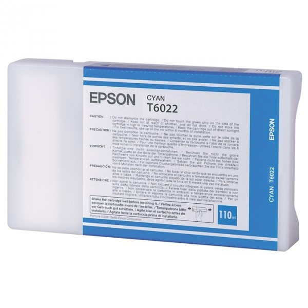 Epson T6022 cartouche d'encre cyan (d'origine) 026020 - 1