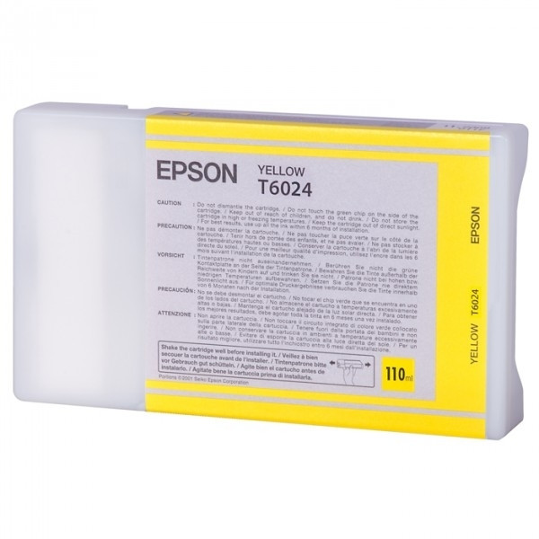 Epson T6024 cartouche d'encre jaune (d'origine) 026024 - 1