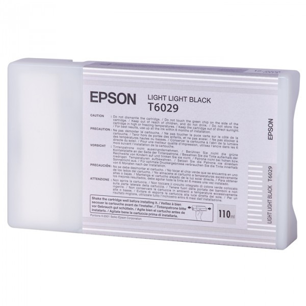 Epson T6029 cartouche d'encre noir clair (d'origine) 026032 - 1