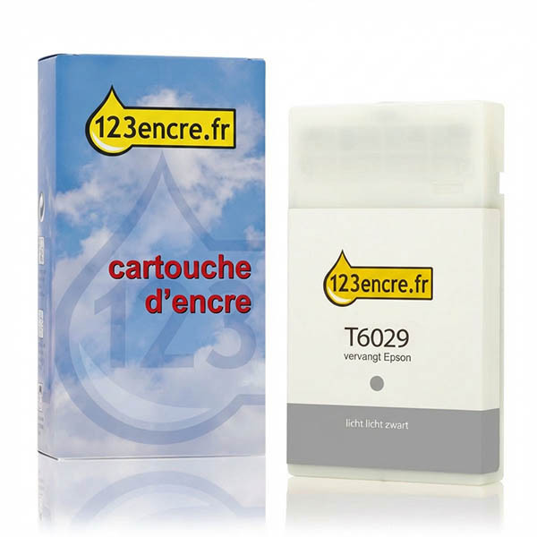 Epson T6029 cartouche d'encre noir extra clair capacité standard (marque 123encre) 026033 - 1